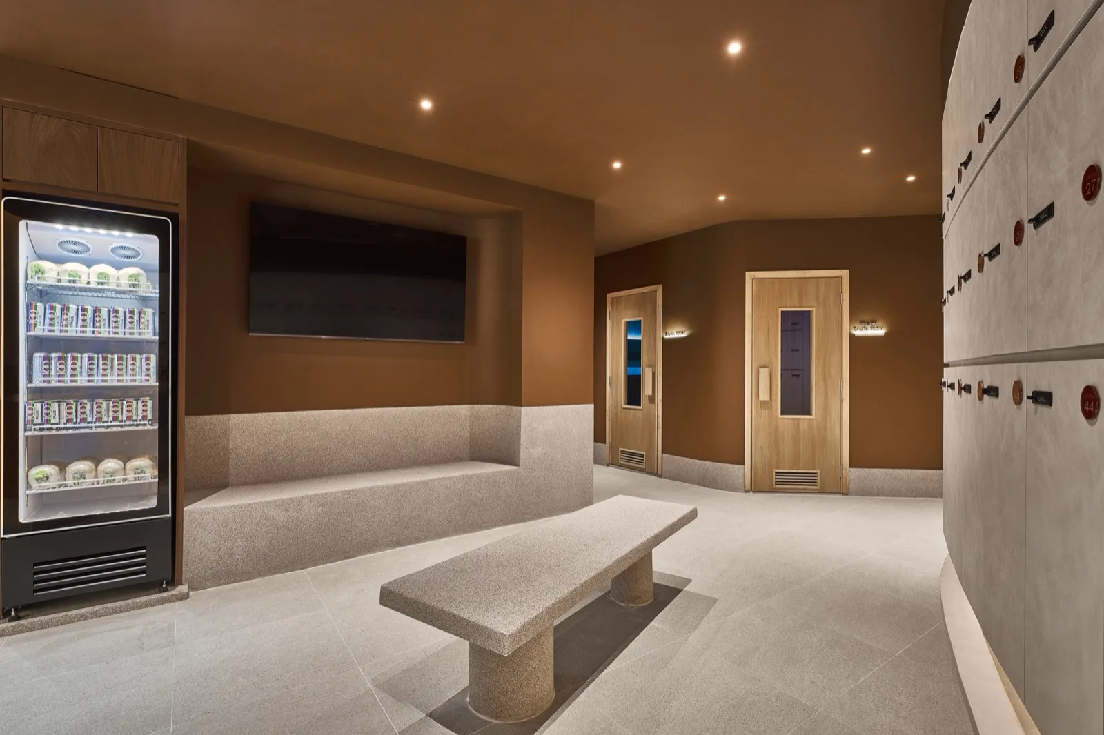 The quiet lounge at Sauna Bath House